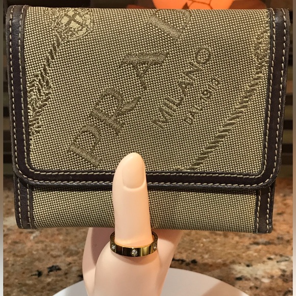 PRADA Signature Jacquard Leather Trifold Wallet 😍❤️‍🔥 - Picture 3 of 17